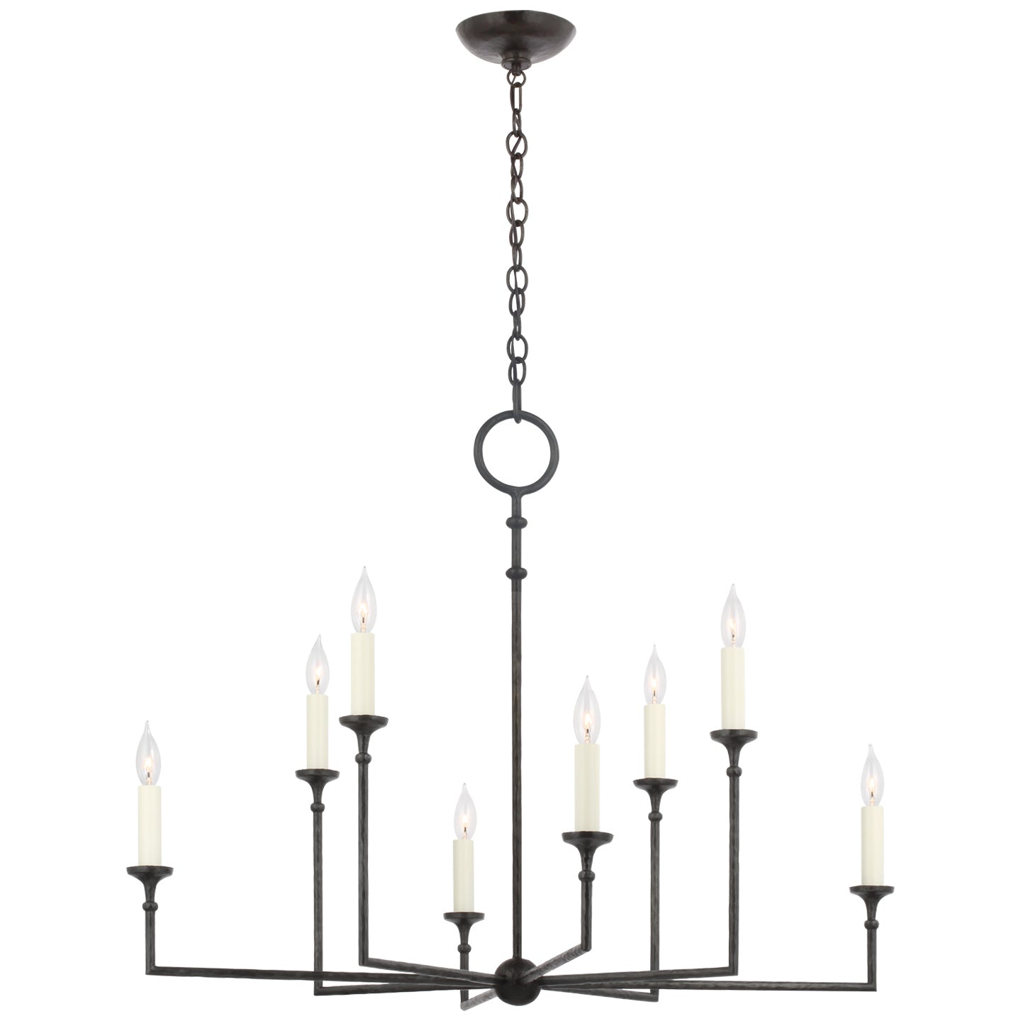 Visual Comfort Signature - CHC 5702AI - LED Chandelier - Rowen - Aged Iron