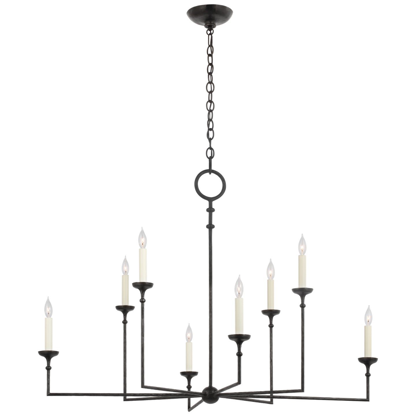 Visual Comfort Signature - CHC 5703AI - LED Chandelier - Rowen - Aged Iron