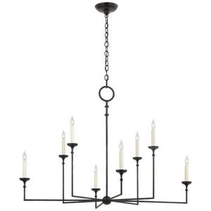 Visual Comfort Signature - CHC 5703AI - LED Chandelier - Rowen - Aged Iron