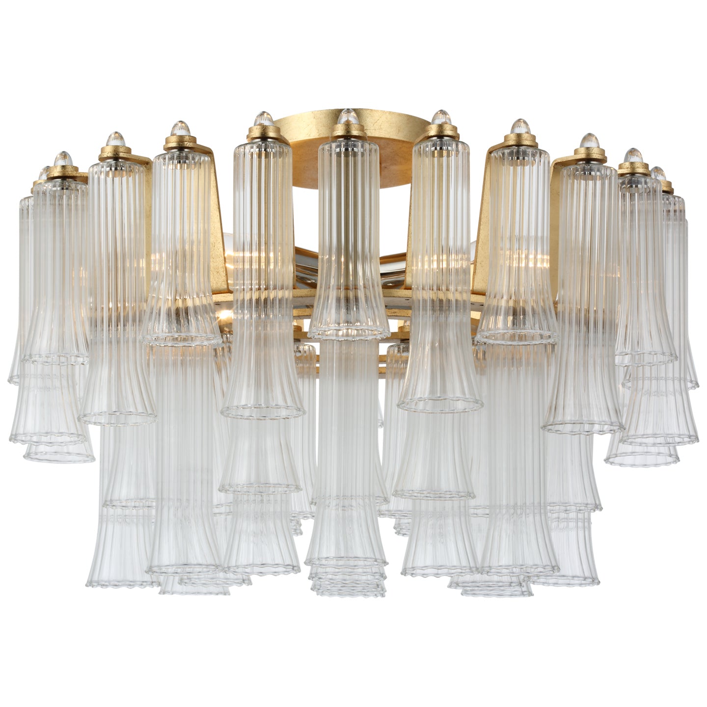 Visual Comfort Signature - JN 4250G-CG - LED Semi-Flush Mount - Lorelei - Gild