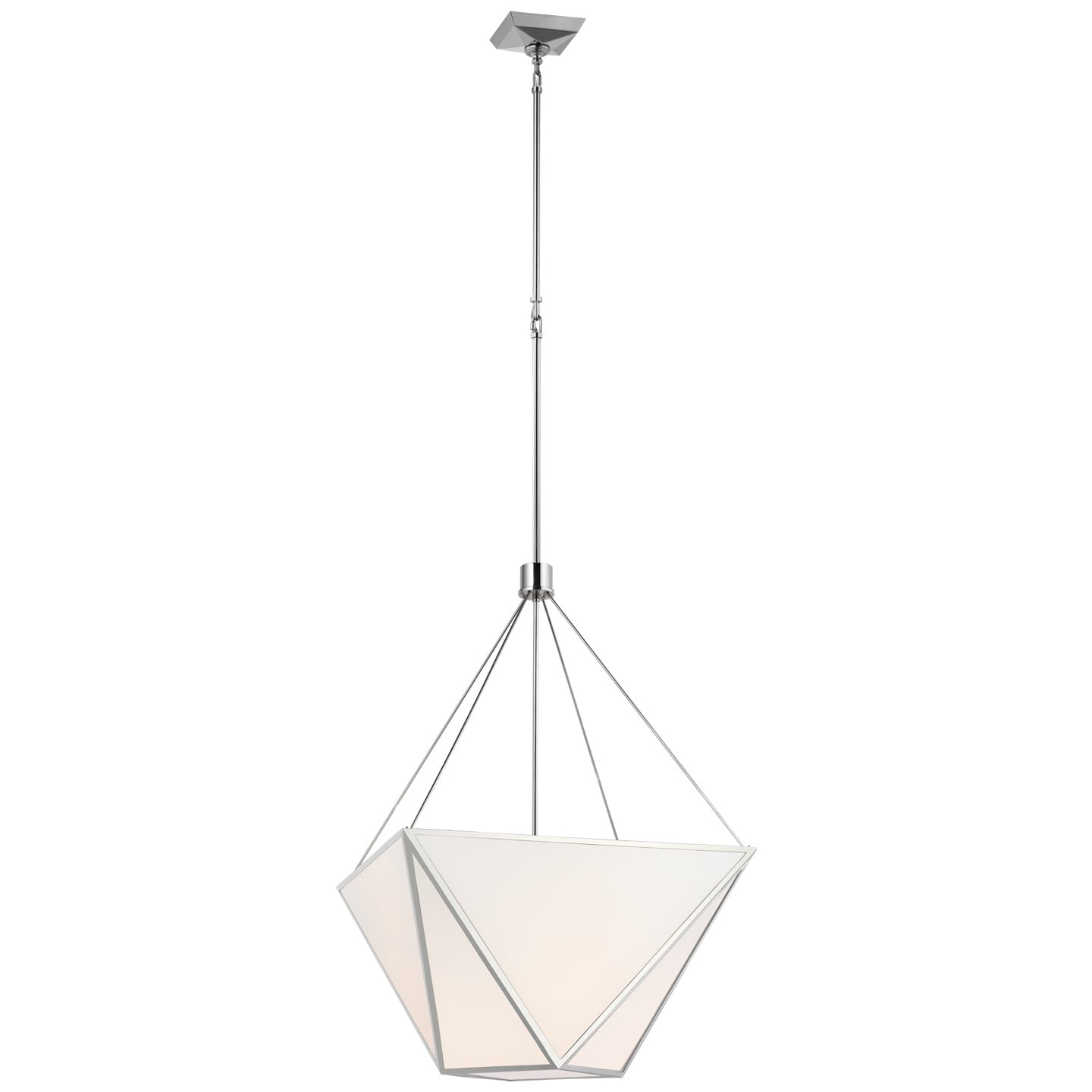 Visual Comfort Signature - JN 5241PN-WG - LED Lantern - Lorino - Polished Nickel