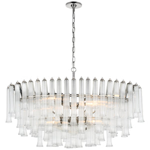 Visual Comfort Signature - JN 5255PN-CG - LED Chandelier - Lorelei - Polished Nickel