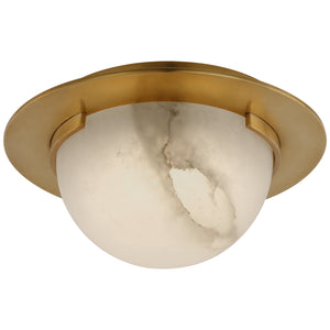 Visual Comfort Signature - KW 4017AB-ALB - LED Flush Mount - Melange - Antique-Burnished Brass