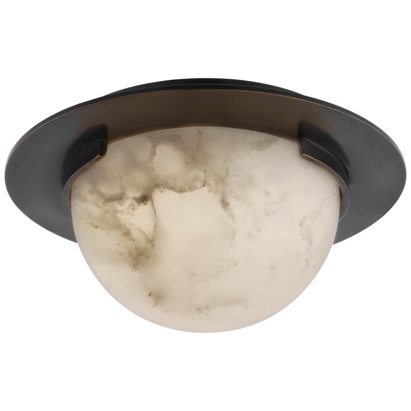 Visual Comfort Signature - KW 4017BZ-ALB - LED Flush Mount - Melange - Bronze