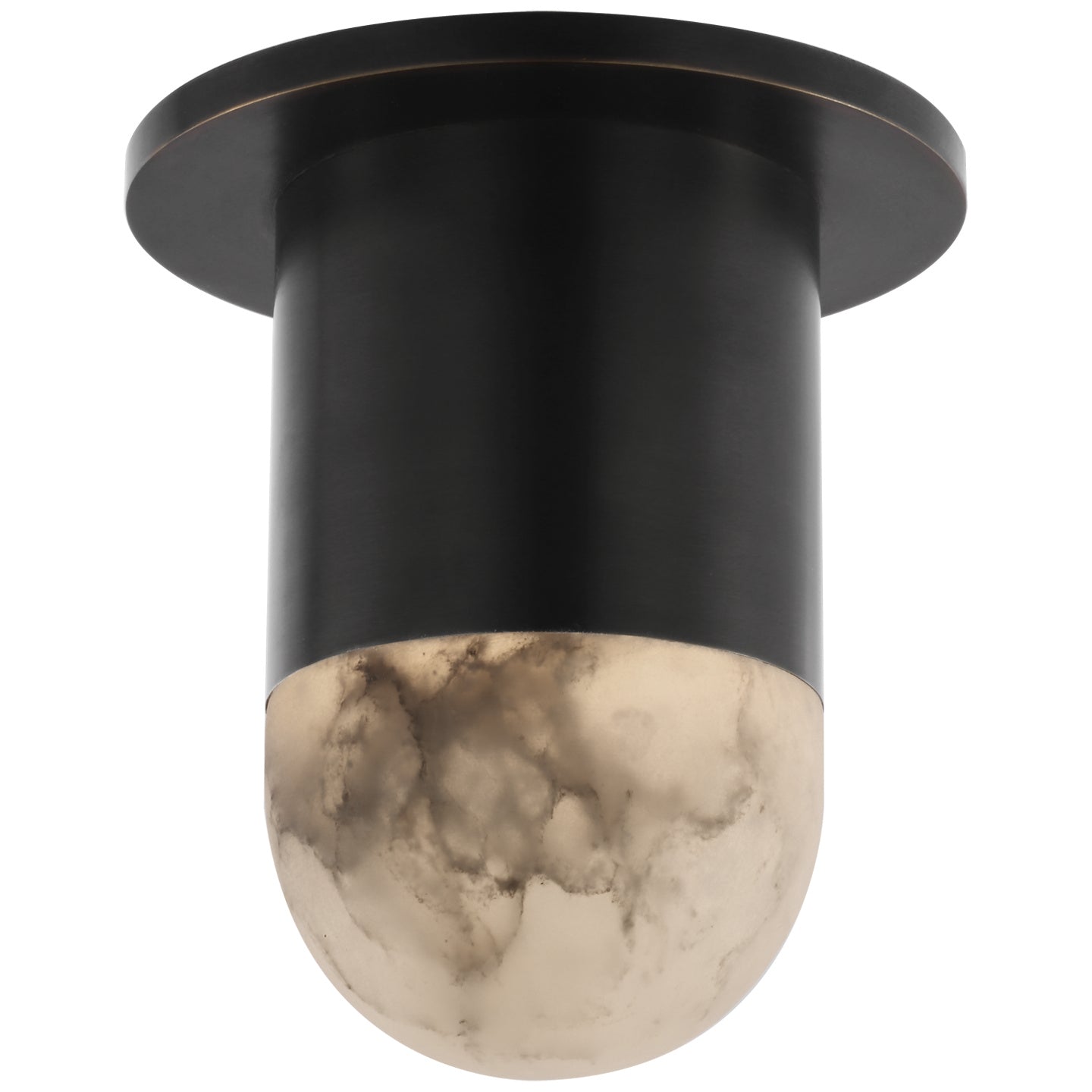 Visual Comfort Signature - KW 4018BZ-ALB - LED Flush Mount - Melange - Bronze