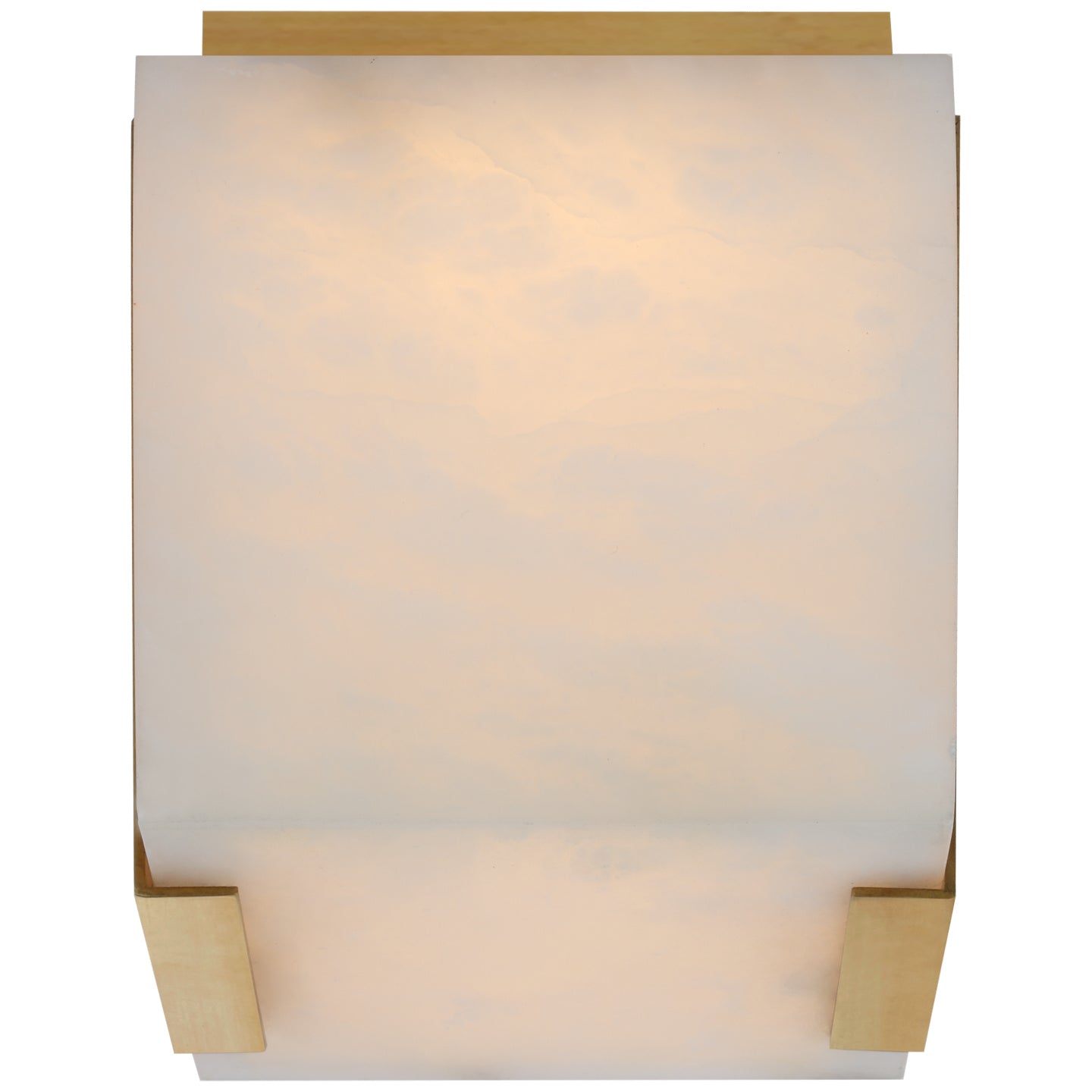 Visual Comfort Signature - KW 4111AB-ALB - LED Flush Mount - Covet - Antique-Burnished Brass