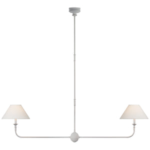 Visual Comfort Signature - TOB 5455PW-L - LED Linear Pendant - Piaf - Plaster White