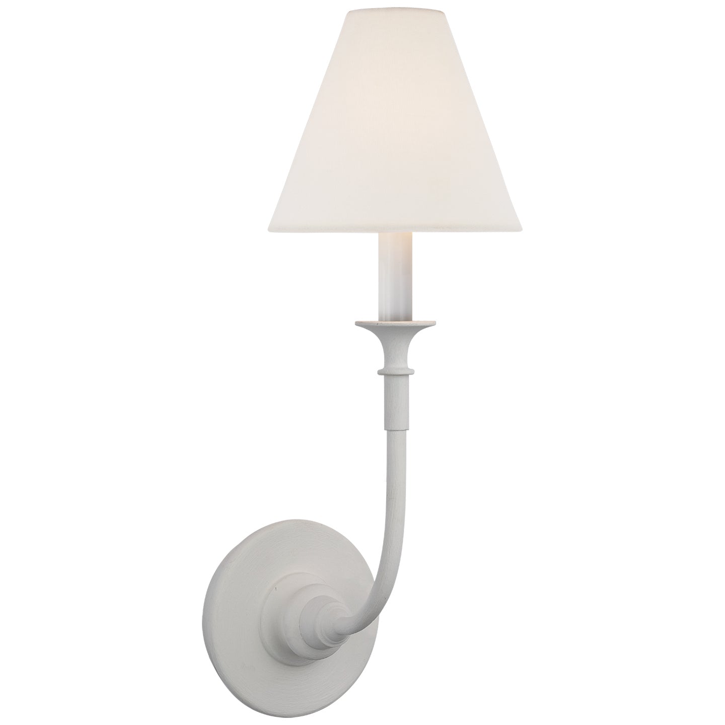 Visual Comfort Signature - TOB 2450PW-L - LED Wall Sconce - Piaf - Plaster White