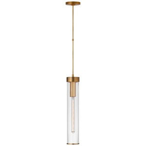 Visual Comfort Signature - KW 5118AB-CG - One Light Pendant - Liaison - Antique-Burnished Brass