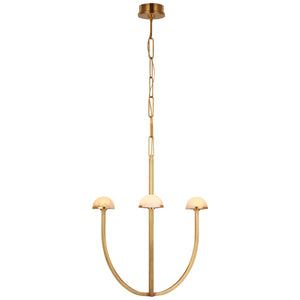 Visual Comfort Signature - KW 5620AB-ALB - LED Chandelier - Pedra - Antique-Burnished Brass