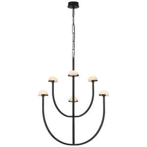 Visual Comfort Signature - KW 5621BZ-ALB - LED Chandelier - Pedra - Bronze