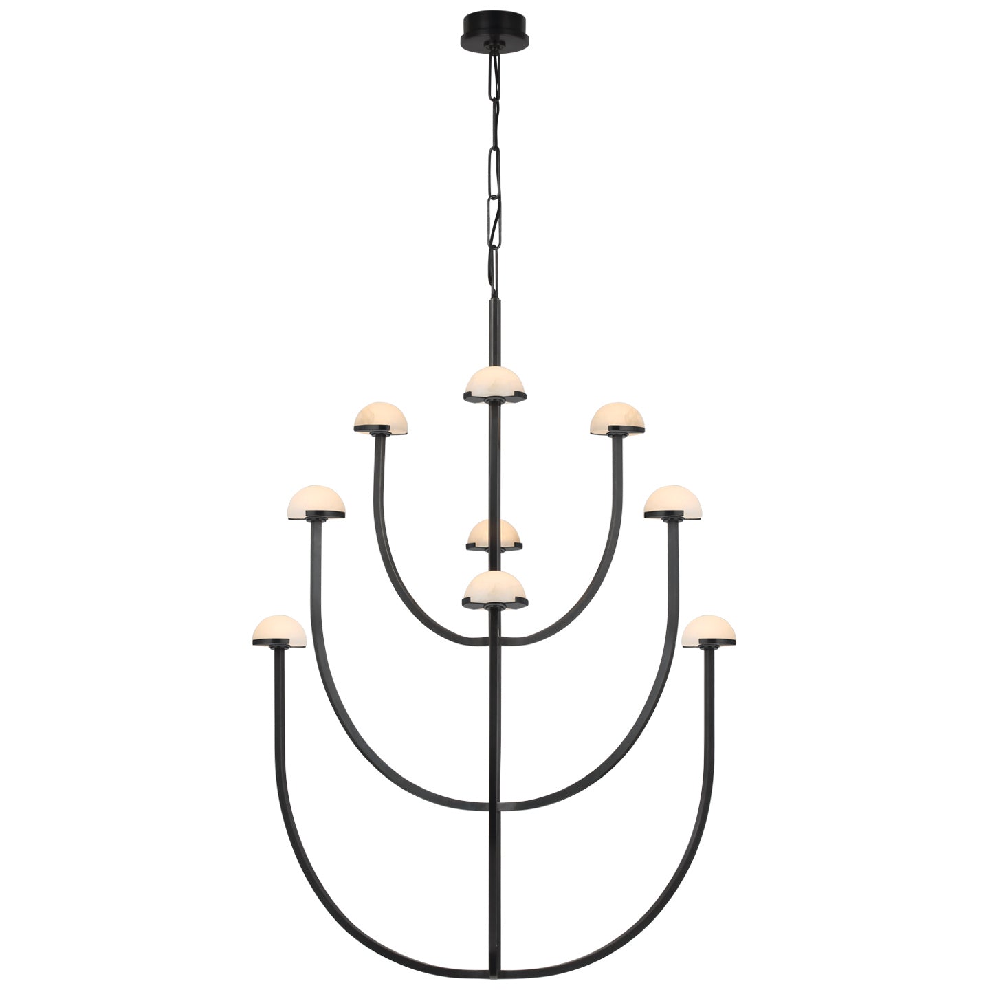 Visual Comfort Signature - KW 5622BZ-ALB - LED Chandelier - Pedra - Bronze