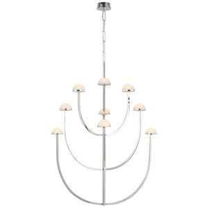 Visual Comfort Signature - KW 5622PN-ALB - LED Chandelier - Pedra - Polished Nickel