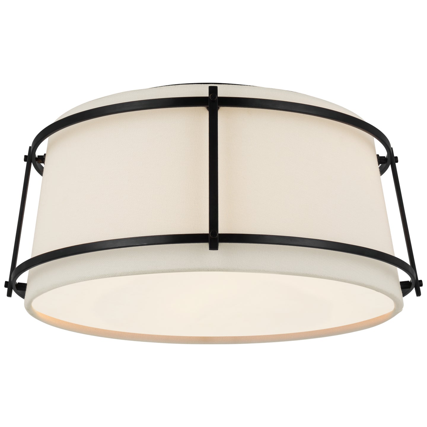 Visual Comfort Signature - S 4685BZ-L/FA - LED Flush Mount - Callaway - Bronze