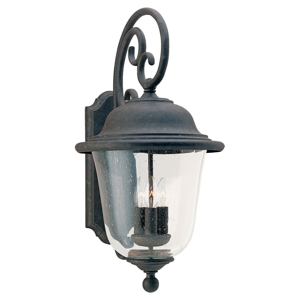 Generation Lighting. - 8461-46 - Three Light Outdoor Wall Lantern - Trafalgar - Oxidized Bronze