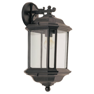 Generation Lighting. - 84032-12 - One Light Outdoor Wall Lantern - Kent - Black