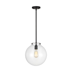 Visual Comfort Studio - 6692101-112 - One Light Pendant - Kate - Midnight Black