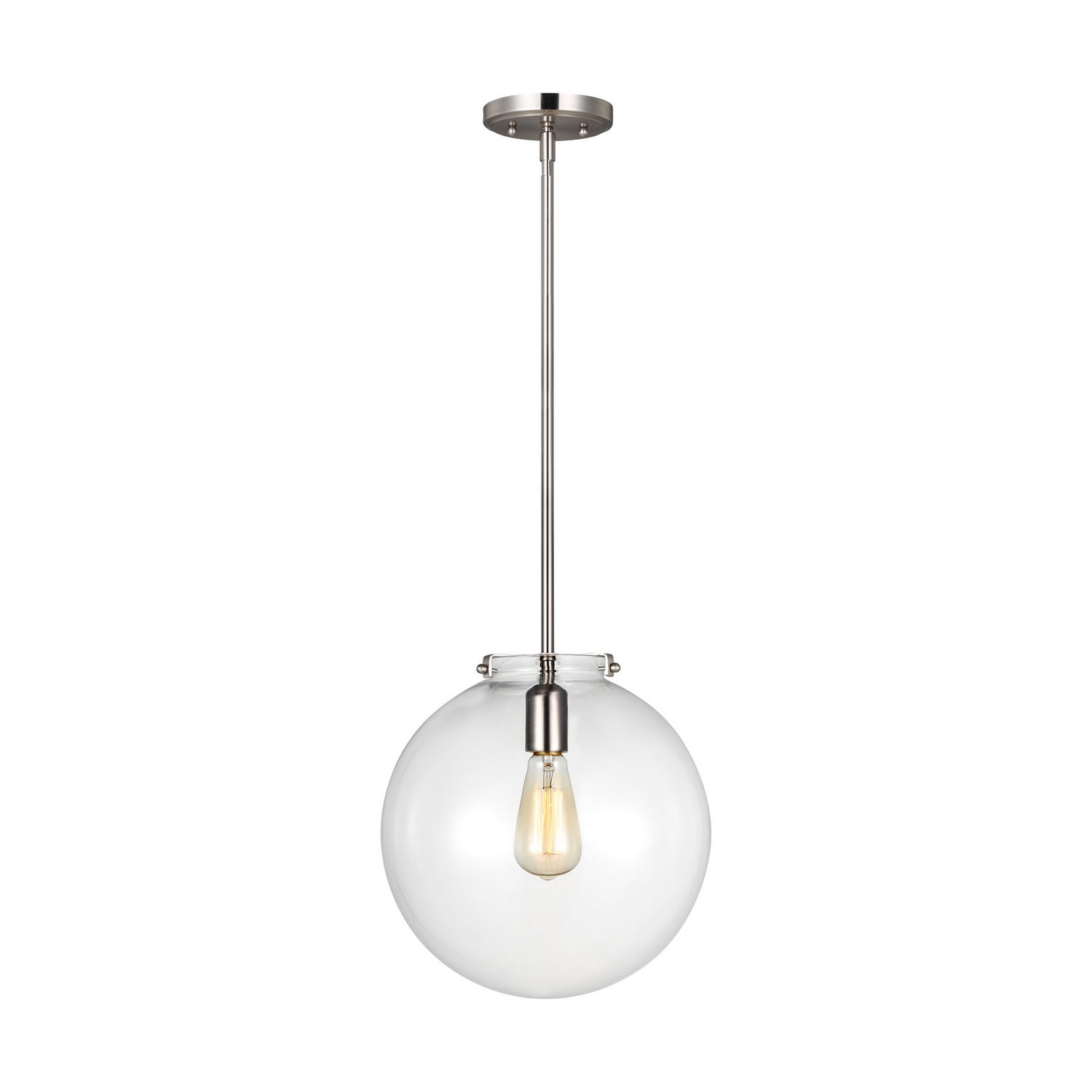 Visual Comfort Studio - 6692101-962 - One Light Pendant - Kate - Brushed Nickel