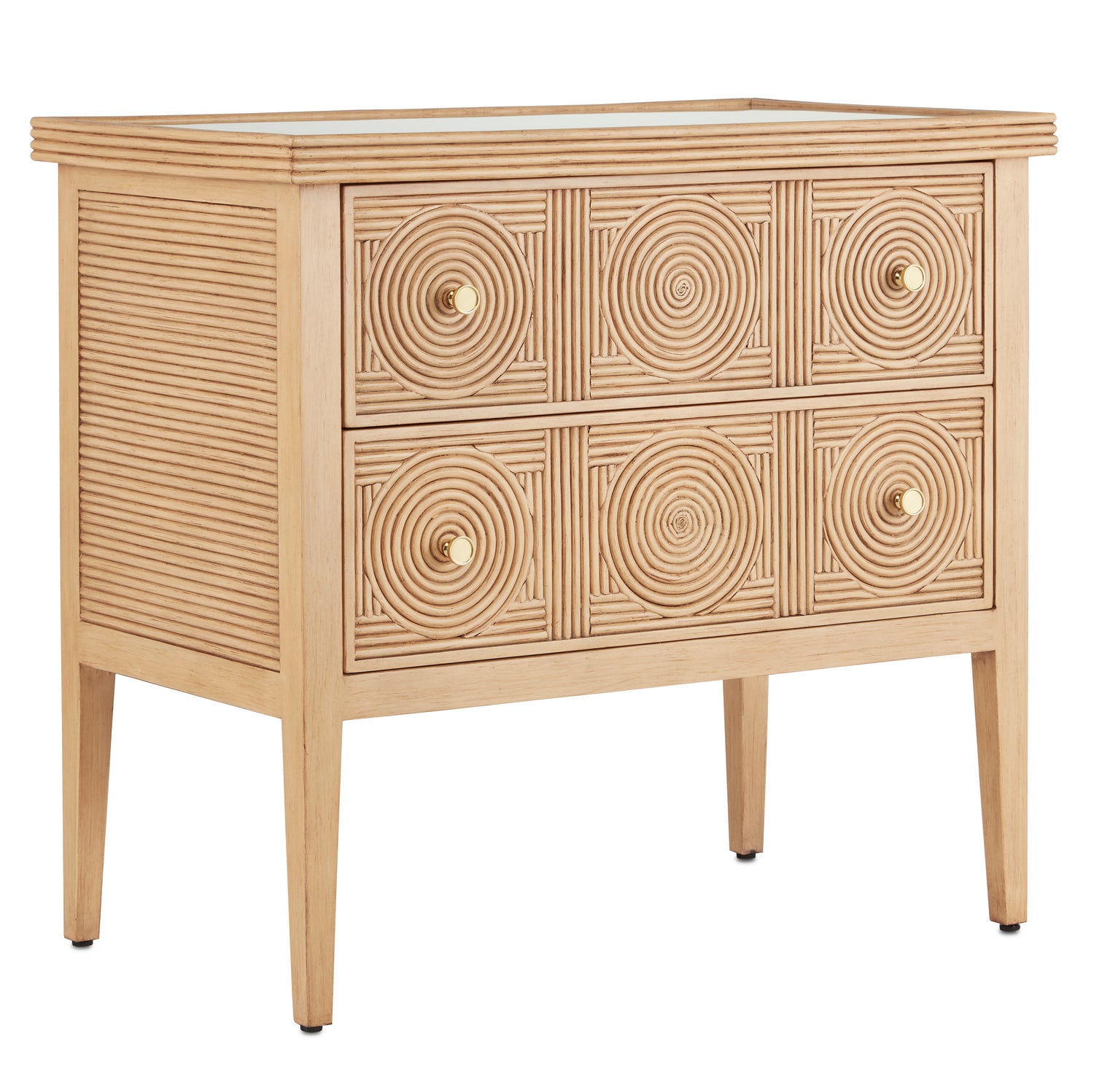 Currey and Company - 3000-0204 - Chest - Santos - Sea Sand