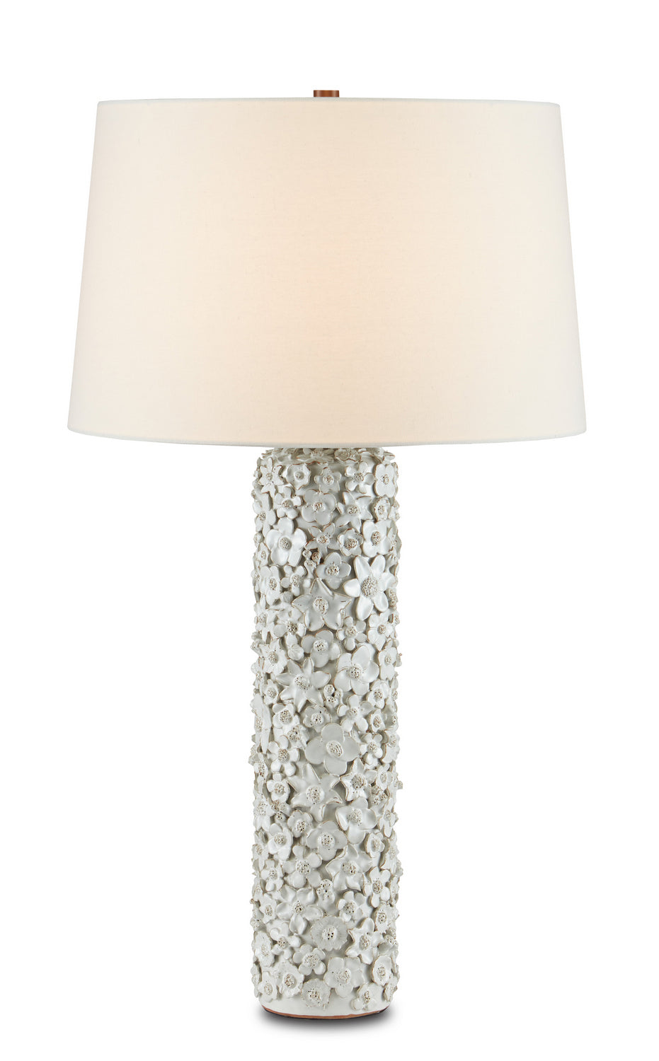 Currey and Company - 6000-0742 - One Light Table Lamp - Jessamine - Antique White