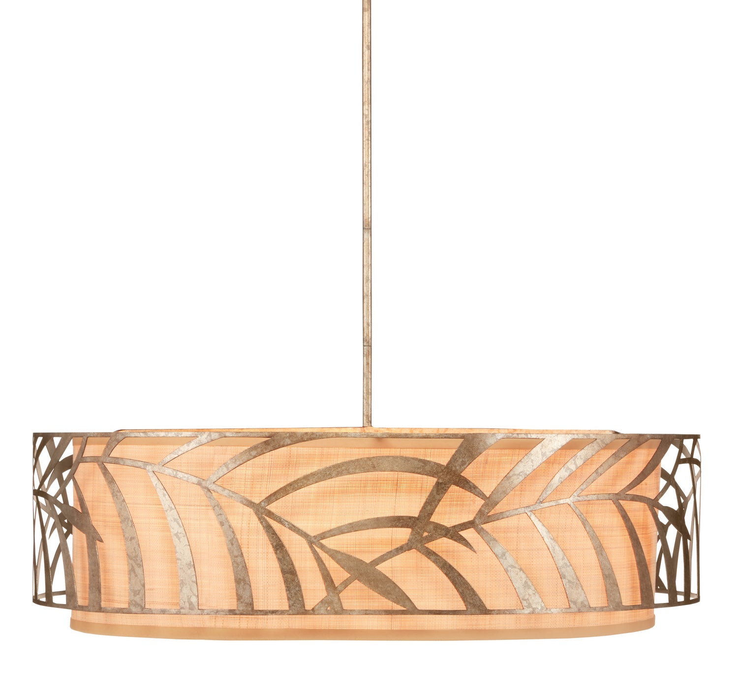 Currey and Company - 9000-0837 - Six Light Chandelier - Idris - Light Pyrite Bronze/Smokewood