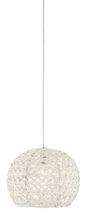 Currey and Company - 9000-0909 - One Light Pendant - Piero - Sugar White