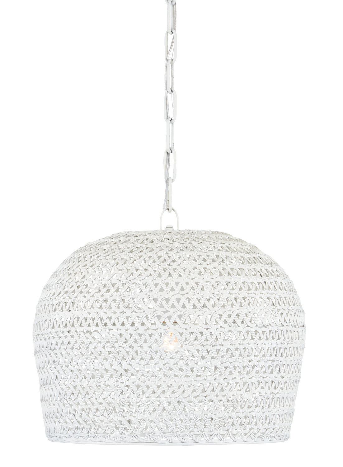 Currey and Company - 9000-0870 - One Light Chandelier - Piero - White