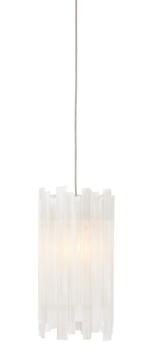 Currey and Company - 9000-0881 - One Light Pendant - Escenia - Frosted White