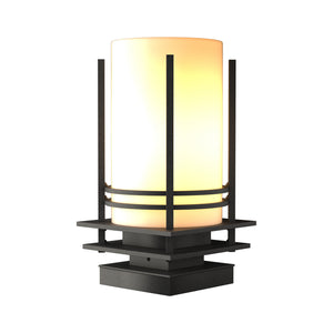 Hubbardton Forge - 335796-SKT-20-GG0026 - One Light Outdoor Pier Mount - Banded - Coastal Natural Iron