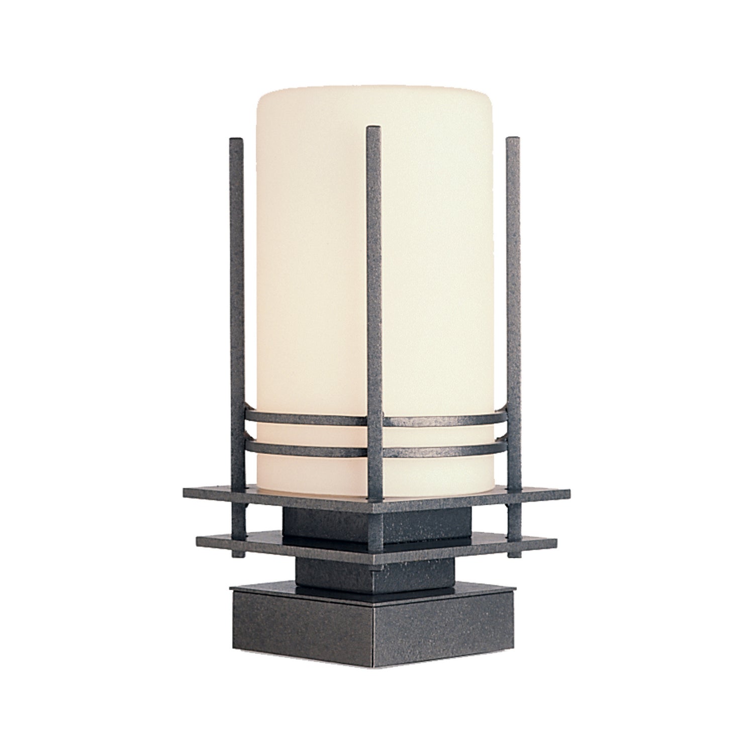 Hubbardton Forge - 335796-SKT-20-GG0026 - One Light Outdoor Pier Mount - Banded - Coastal Natural Iron