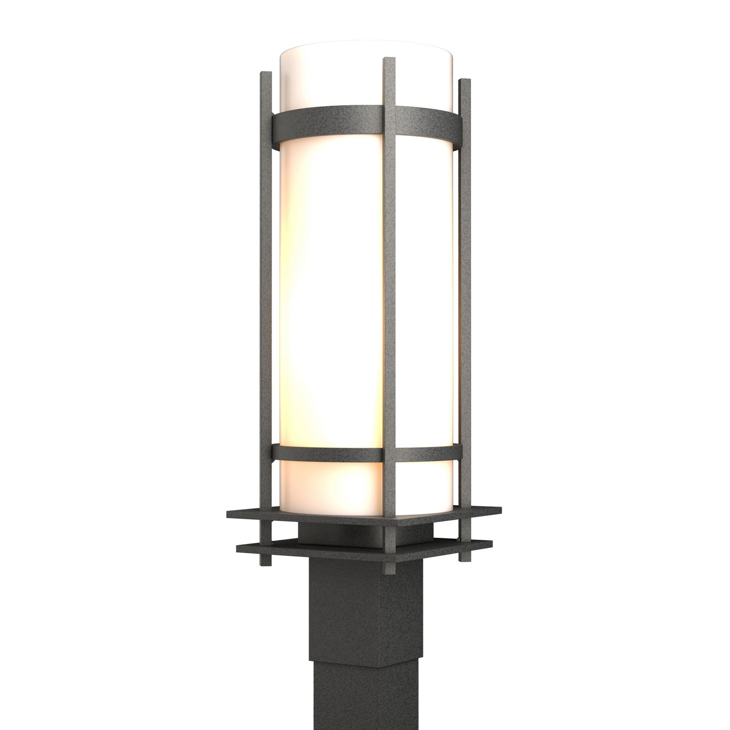 Hubbardton Forge - 345895-SKT-20-GG0040 - One Light Outdoor Post Mount - Banded - Coastal Natural Iron