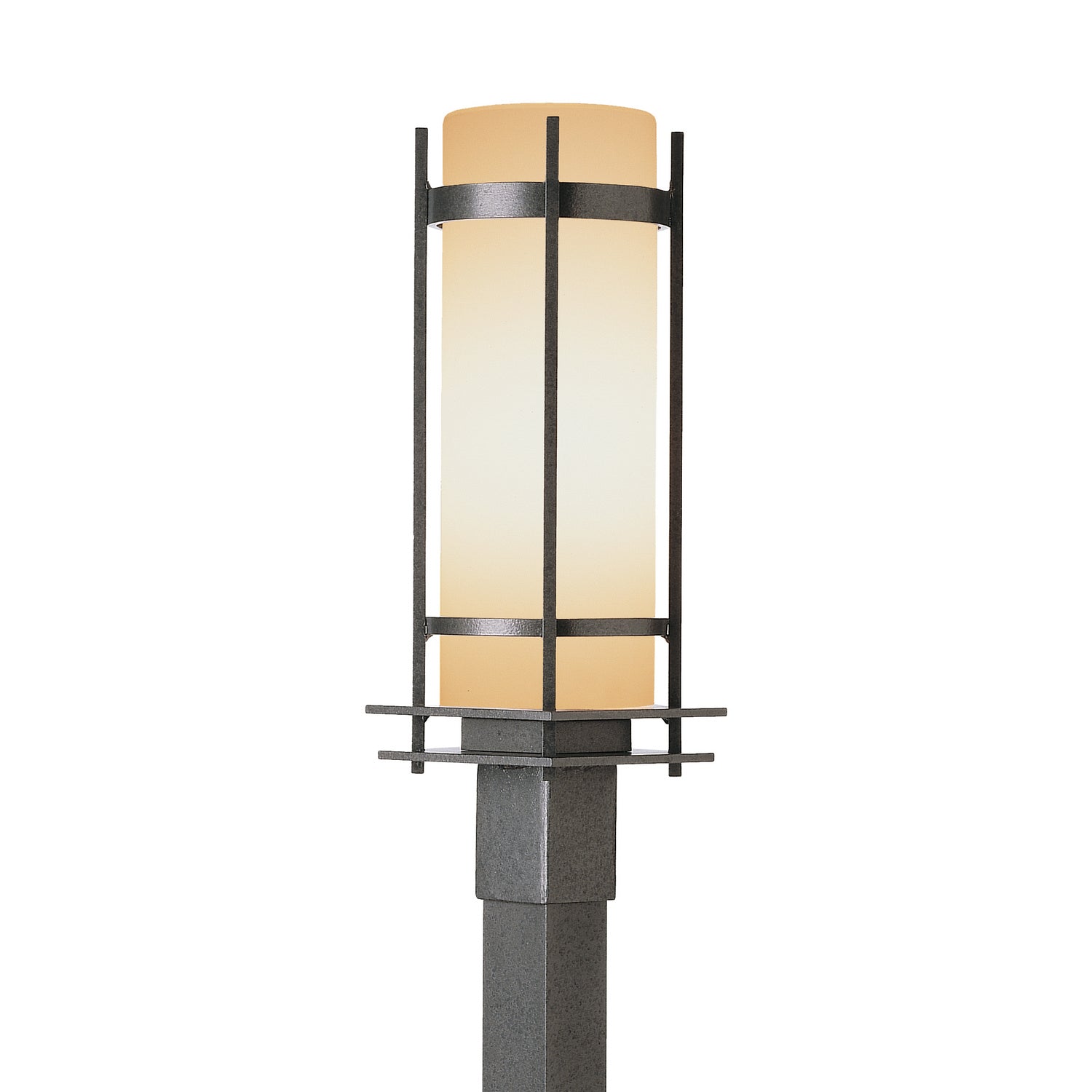 Hubbardton Forge - 345895-SKT-20-GG0040 - Banded Outdoor Post Light - Banded - Coastal Natural Iron
