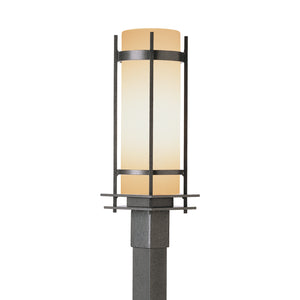 Hubbardton Forge - 345895-SKT-20-GG0040 - One Light Outdoor Post Mount - Banded - Coastal Natural Iron