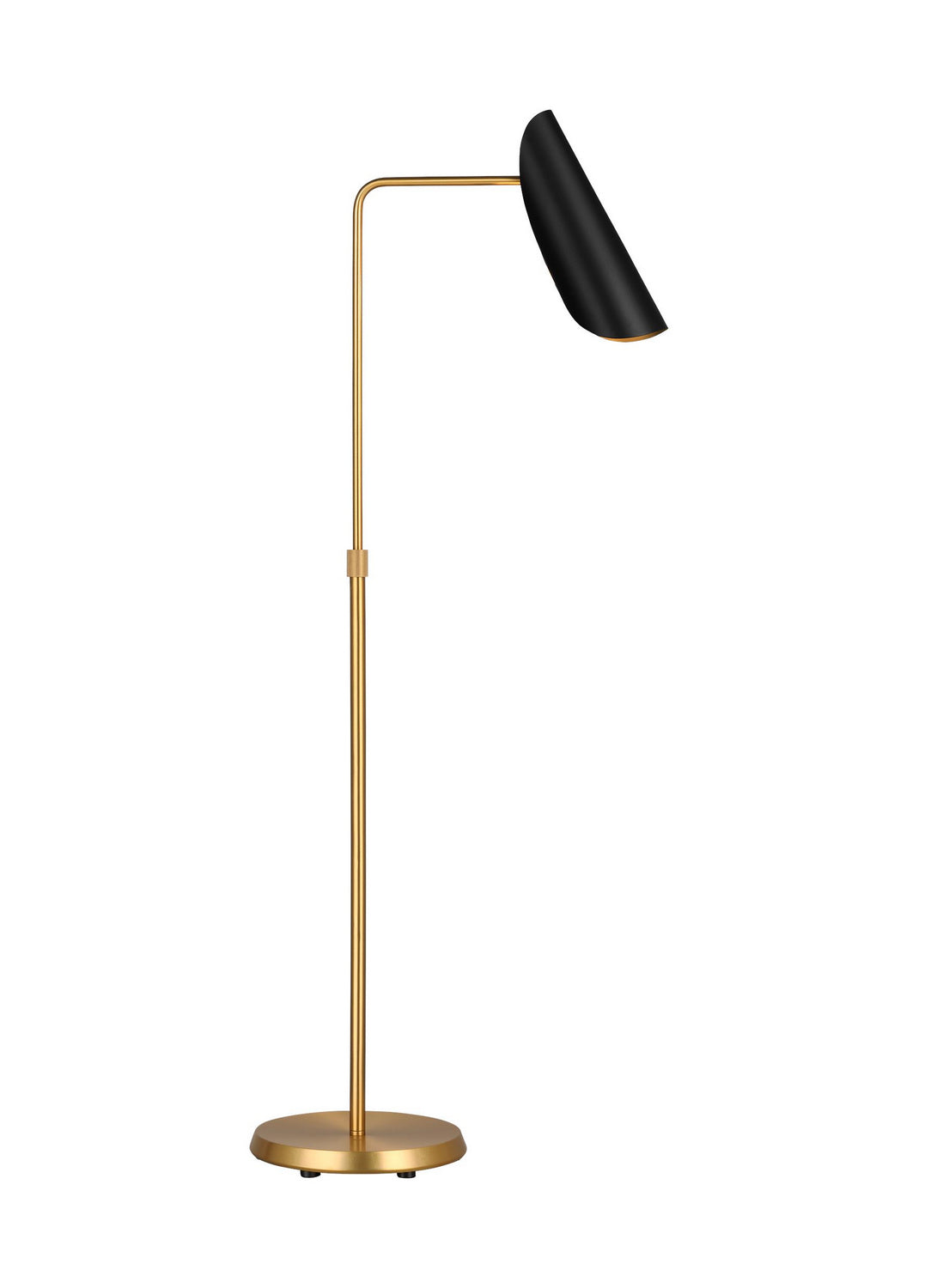 Visual Comfort Studio - AET1001BBSMBK1 - One Light Floor Lamp - Tresa - Midnight Black and Burnished Brass