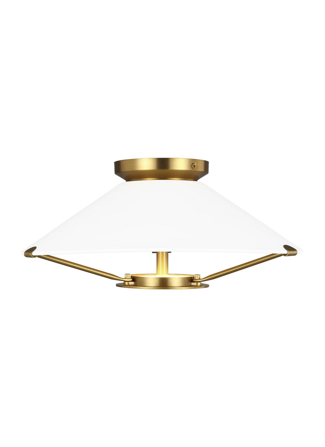 Visual Comfort Studio - CF1091BBS - LED Flush Mount - Ultra-Light - Burnished Brass