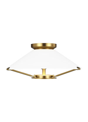 Visual Comfort Studio - CF1091BBS - LED Flush Mount - Ultra-Light - Burnished Brass