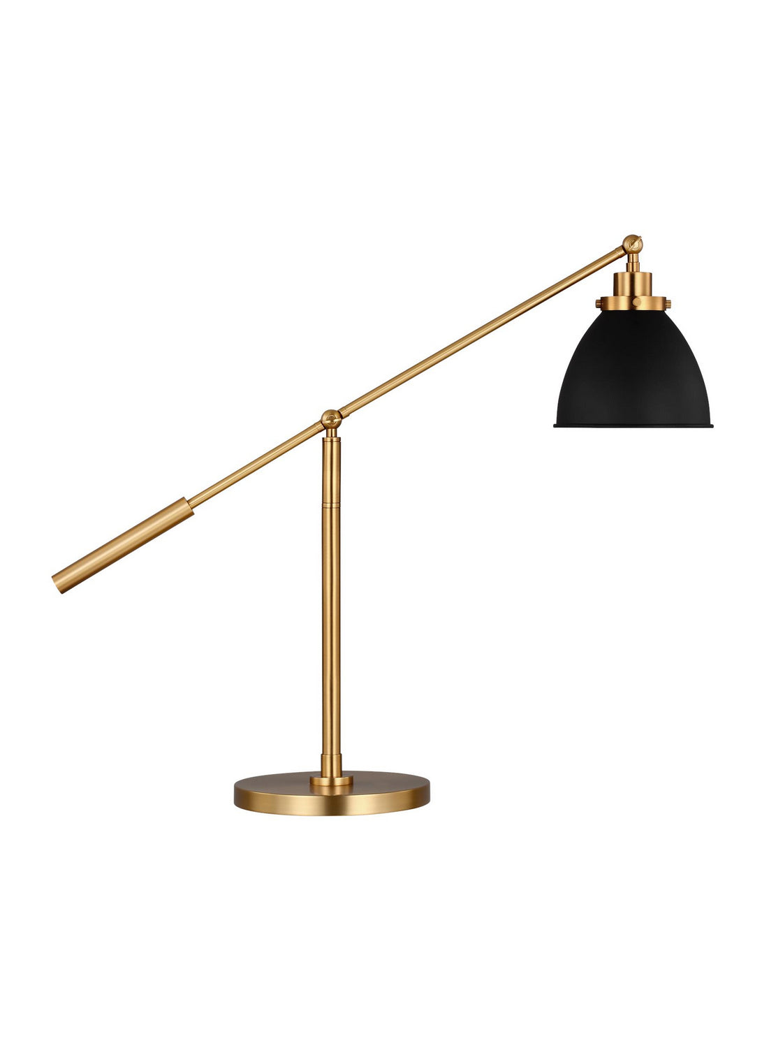 Visual Comfort Studio - CT1101MBKBBS1 - One Light Desk Lamp - Wellfleet - Midnight Black and Burnished Brass