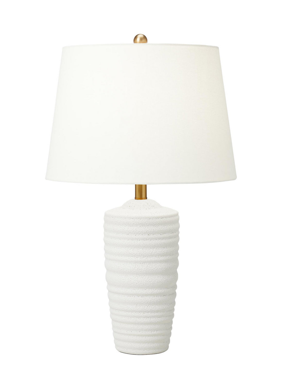 Visual Comfort Studio - CT1201PRW1 - One Light Table Lamp - Waveland - Porous White