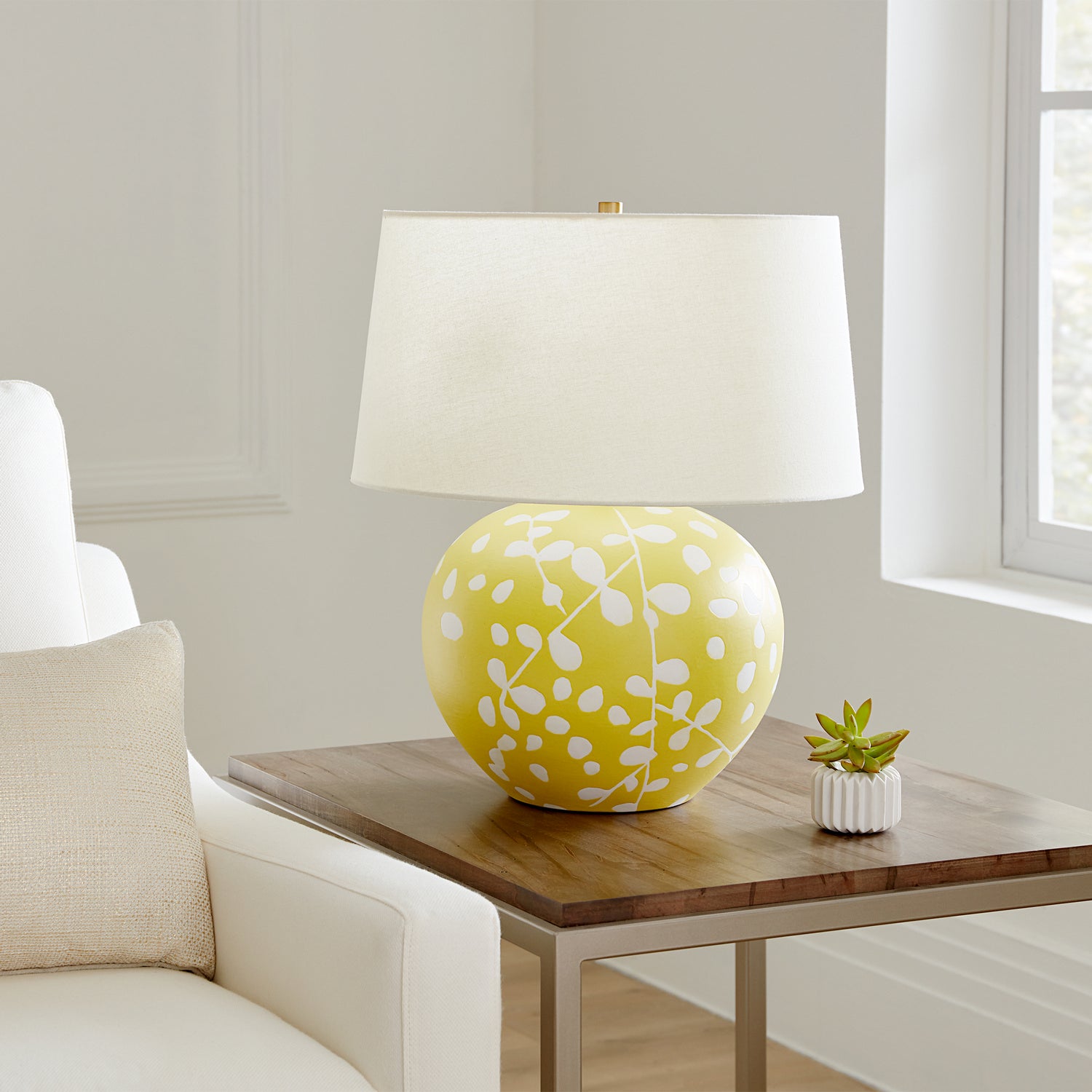 Visual Comfort Studio - HT1011WLSMCT1 - One Light Table Lamp - Nan - Semi Matte Citron