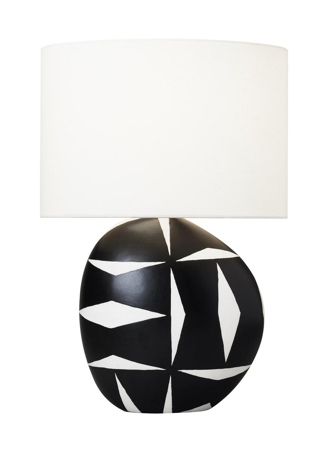 Visual Comfort Studio - HT1041WLBL1 - One Light Table Lamp - Franz - White Leather W Black Leather