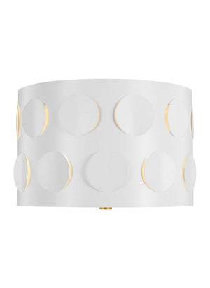 Visual Comfort Studio - KSF1002BBS - Two Light Flush Mount - Dottie - Burnished Brass