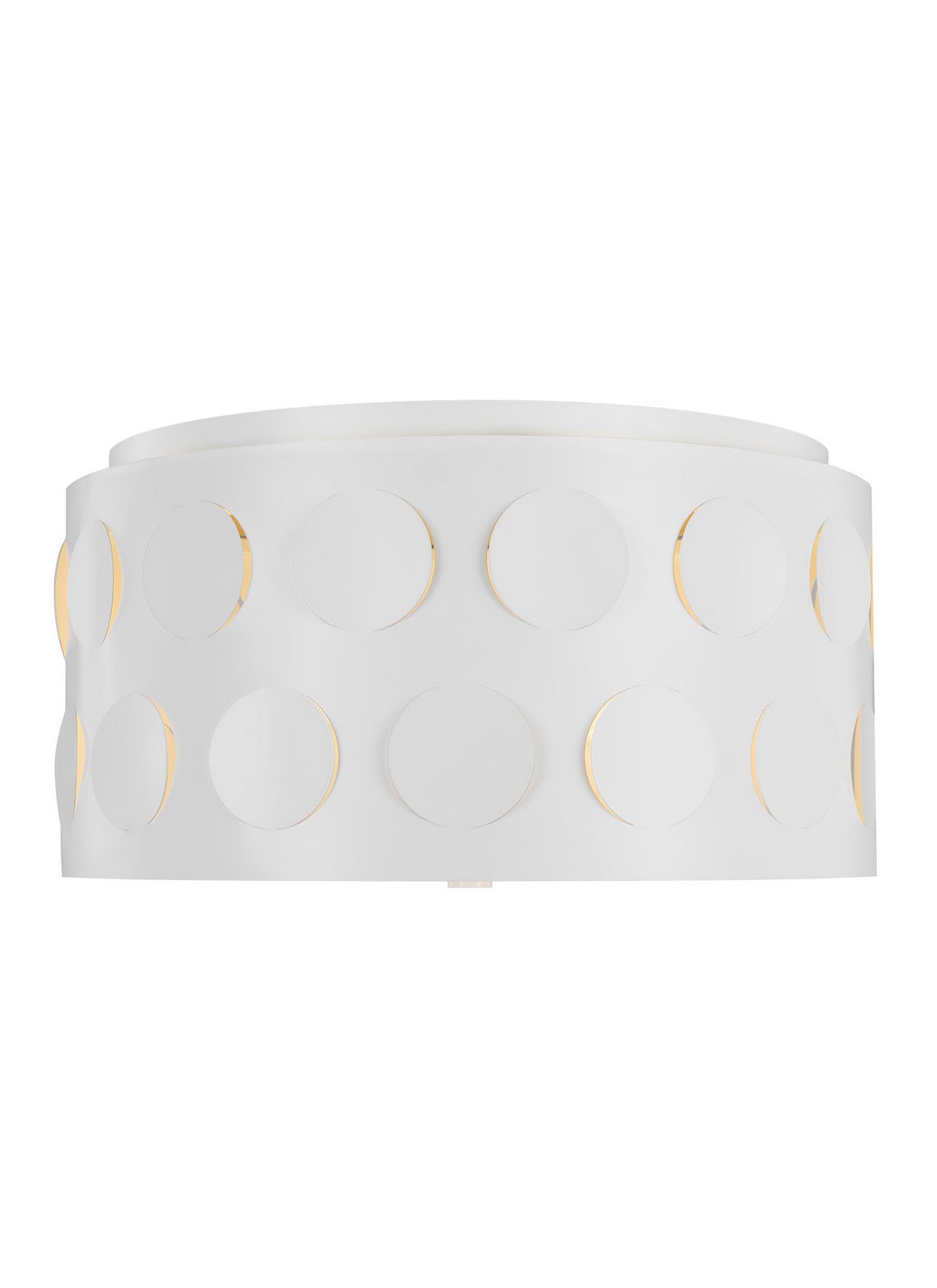 Visual Comfort Studio - KSF1013MWT - Three Light Flush Mount - Dottie - Matte White