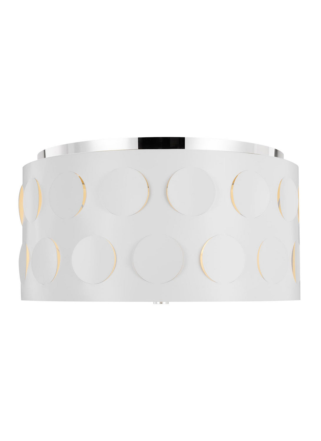 Visual Comfort Studio - KSF1013PN - Three Light Flush Mount - Dottie - Polished Nickel