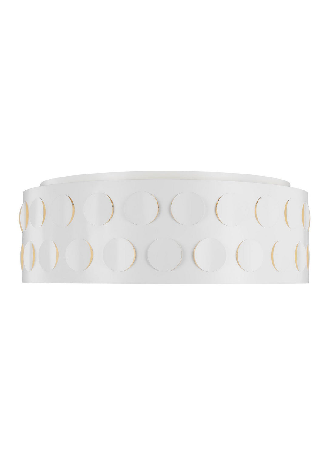 Visual Comfort Studio - KSF1024MWT - Four Light Flush Mount - Dottie - Matte White