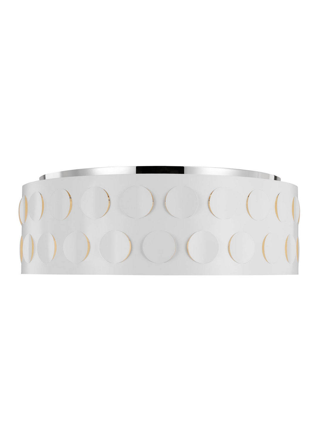 Visual Comfort Studio - KSF1024PN - Four Light Flush Mount - Dottie - Polished Nickel