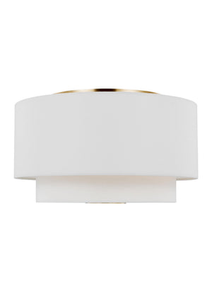 Visual Comfort Studio - KSF1043BBS - Three Light Flush Mount - Sawyer - Burnished Brass