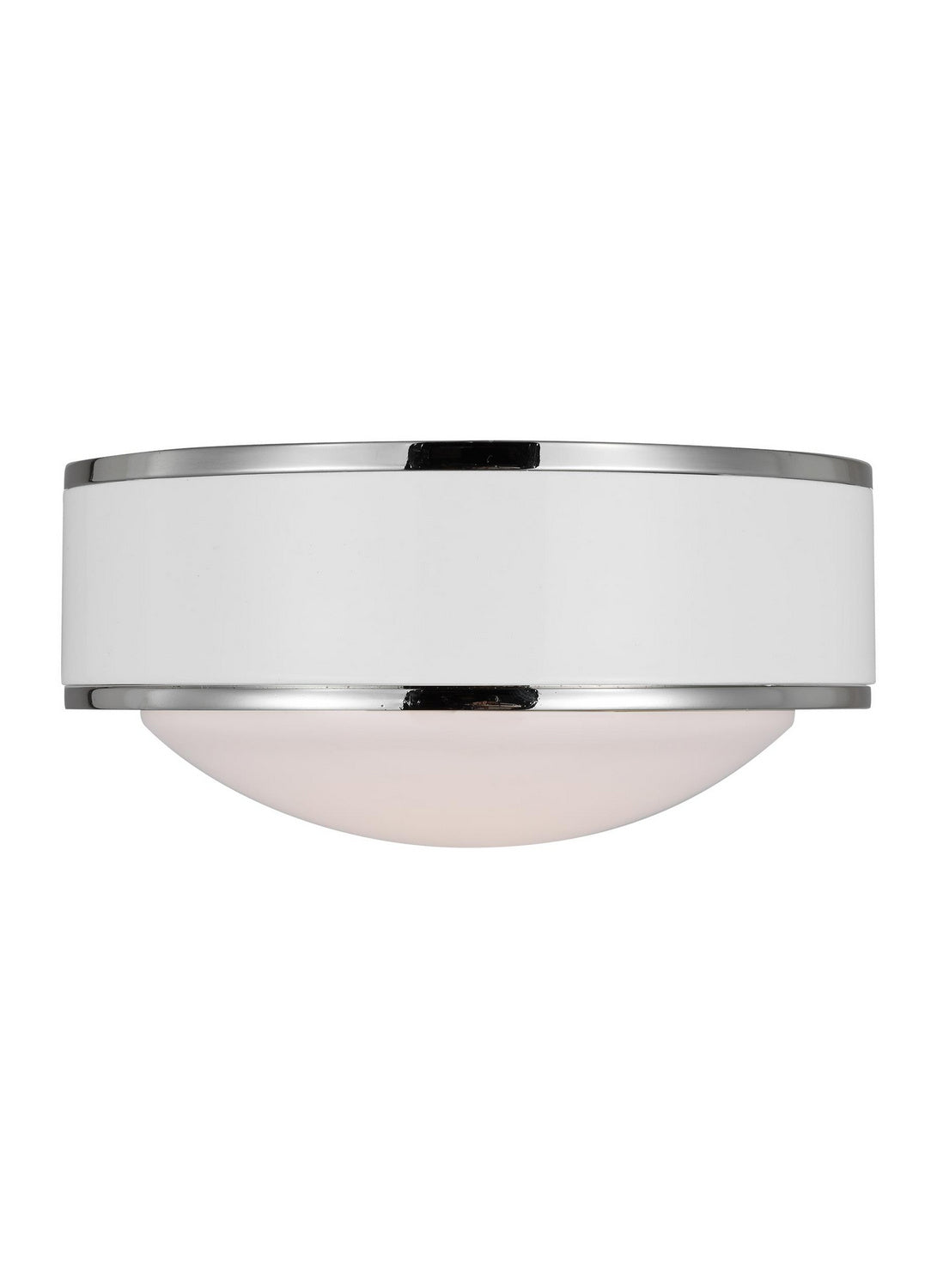 Visual Comfort Studio - KSF1061PNGW - LED Flush Mount - Monroe - Polished Nickel