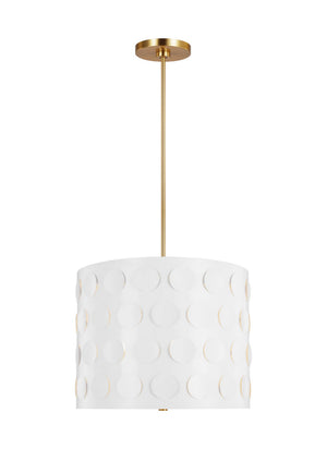 Visual Comfort Studio - KSP1003BBS - Three Light Pendant - Dottie - Burnished Brass