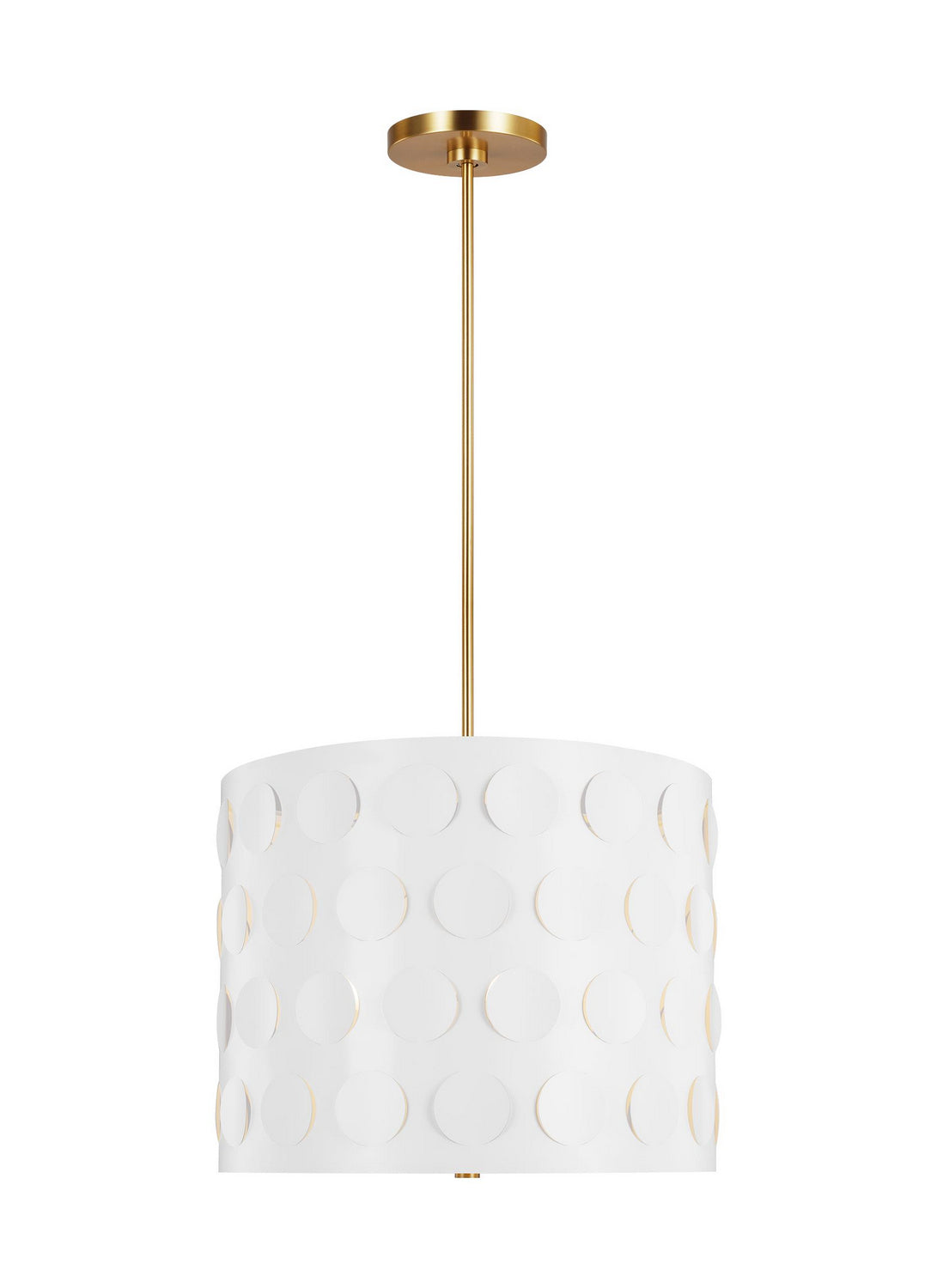 Visual Comfort Studio - KSP1003BBS - Three Light Pendant - Dottie - Burnished Brass