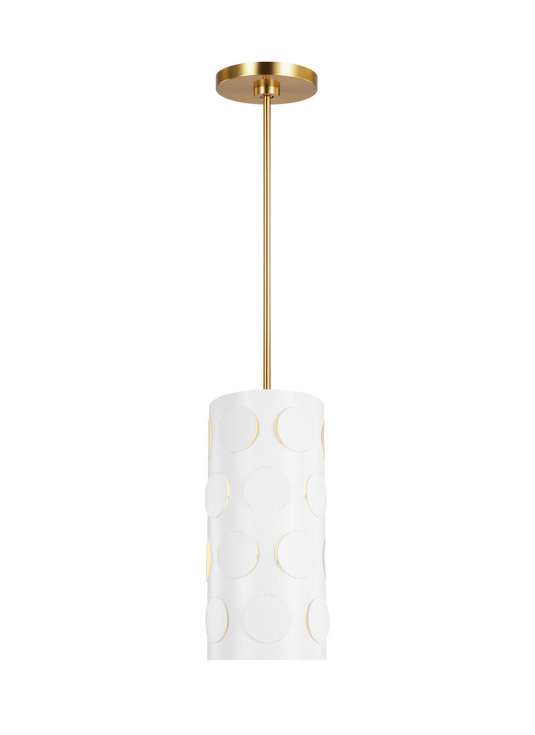 Visual Comfort Studio - KSP1011BBS - One Light Pendant - Dottie - Burnished Brass